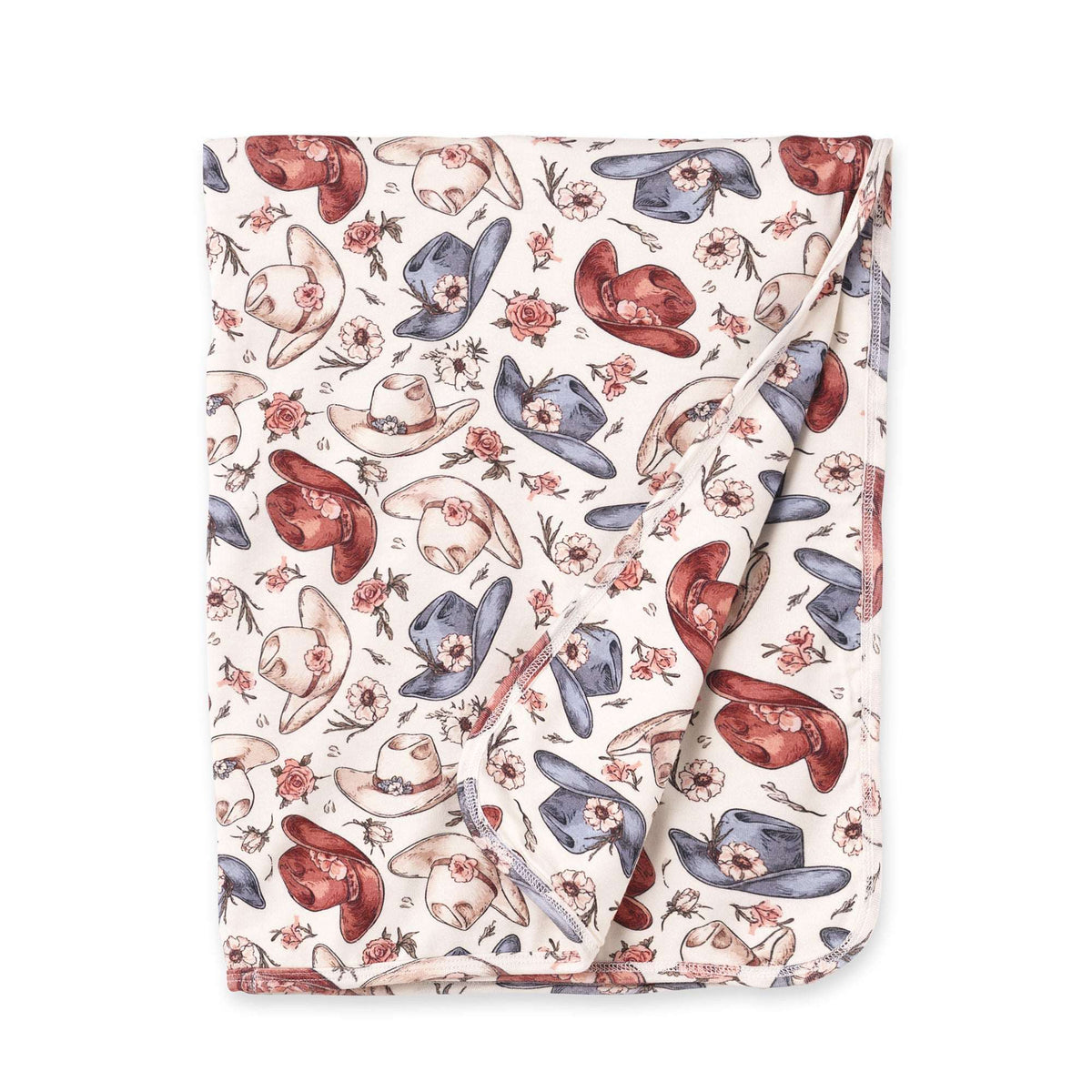 Wildflower Rodeo Stroller Blanket - Soft Bamboo Baby Gift - Tesa Babe - Flyclothing LLC