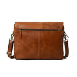 Wilson Tan Leather Crossbody Bag - Classy Leather Bags - Flyclothing LLC