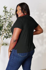 Basic Bae Full Size Round Neck Short Sleeve T-Shirt - ShopBasicbae - Flyclothing LLC