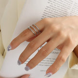 Titanium Steel Wrap Ring - Trendsi - Flyclothing LLC
