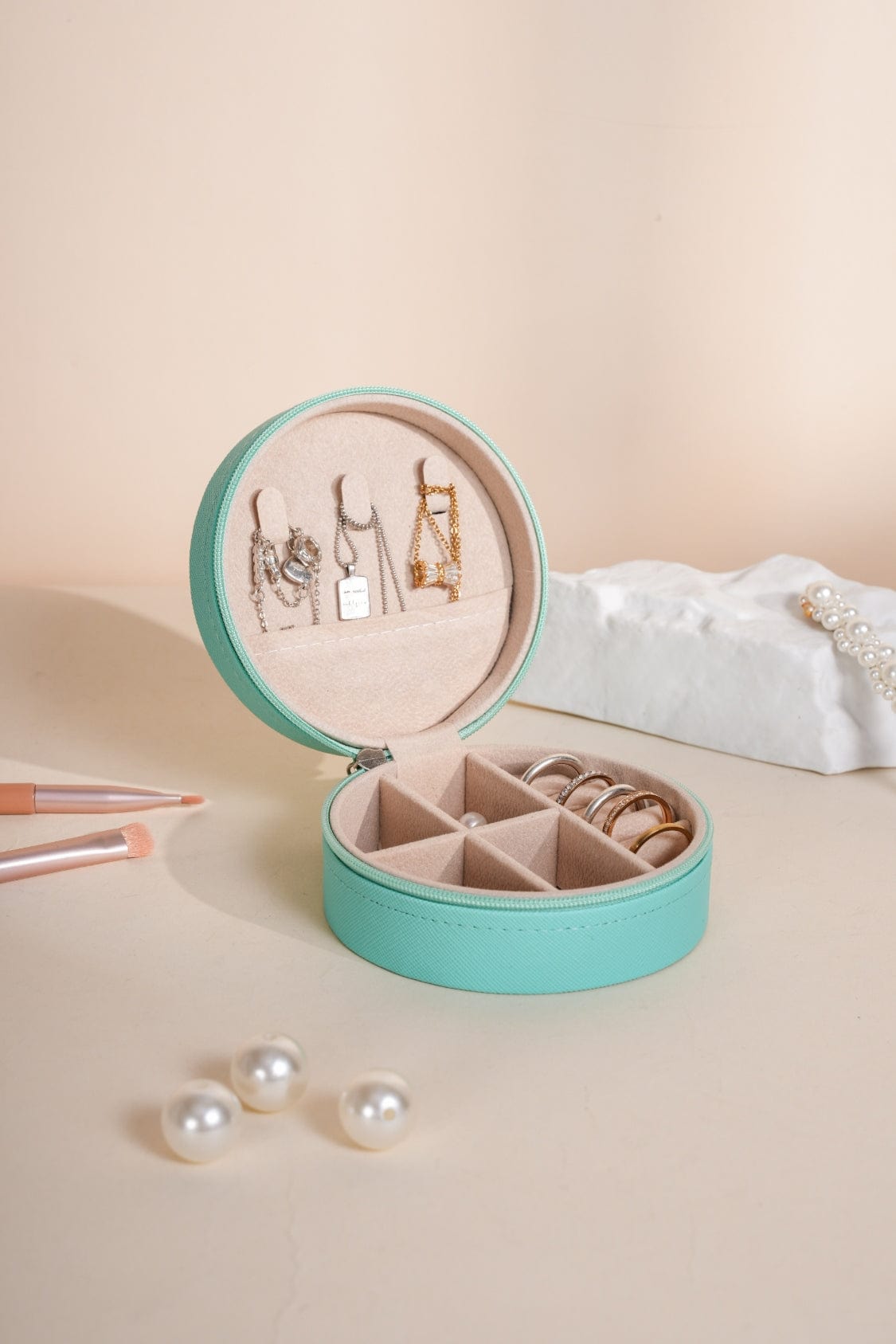 PU Leather Jewelry Storage Box - Trendsi