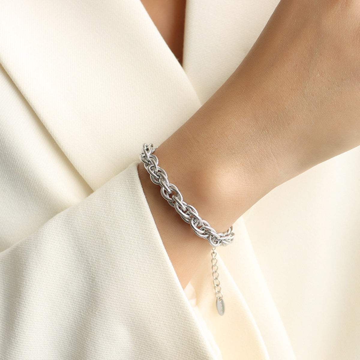 Titanium Steel Chain Bracelet - Trendsi - Flyclothing LLC