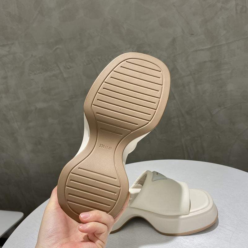 PU Leather Platform Sandals - Trendsi - Flyclothing LLC