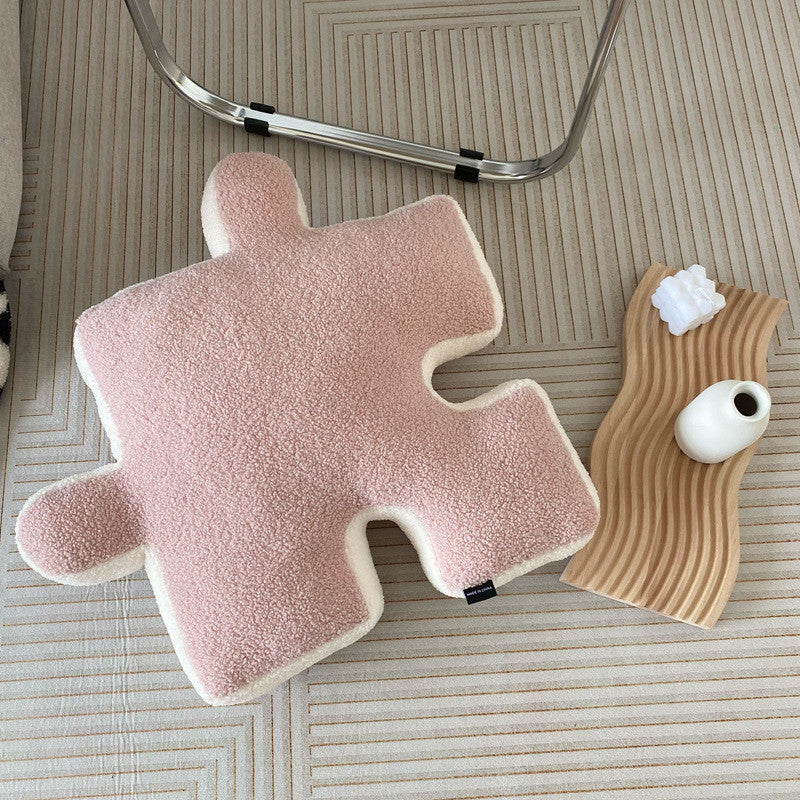Fashion Stuffed Creative Puzzle Shaped Pillow Modern Spliceable Cushion Throw Pillow Living Room Waist Cushion Home Decoration - My Store - Flyclothing LLC