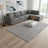 7' X 10' Gray Area Rug - Homeroots - Flyclothing LLC