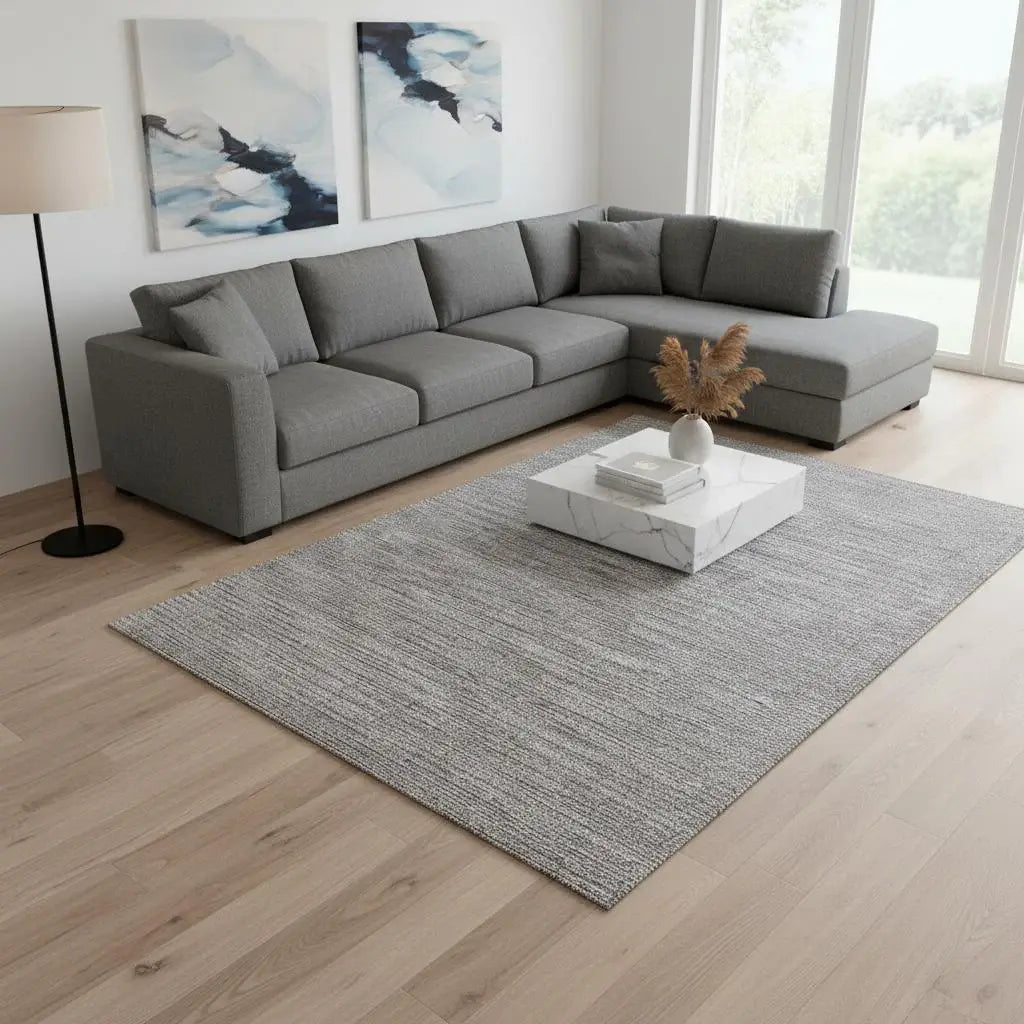 7' X 10' Gray Area Rug - Homeroots - Flyclothing LLC