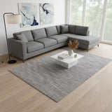 8' X 11' Gray Area Rug - Homeroots - Flyclothing LLC