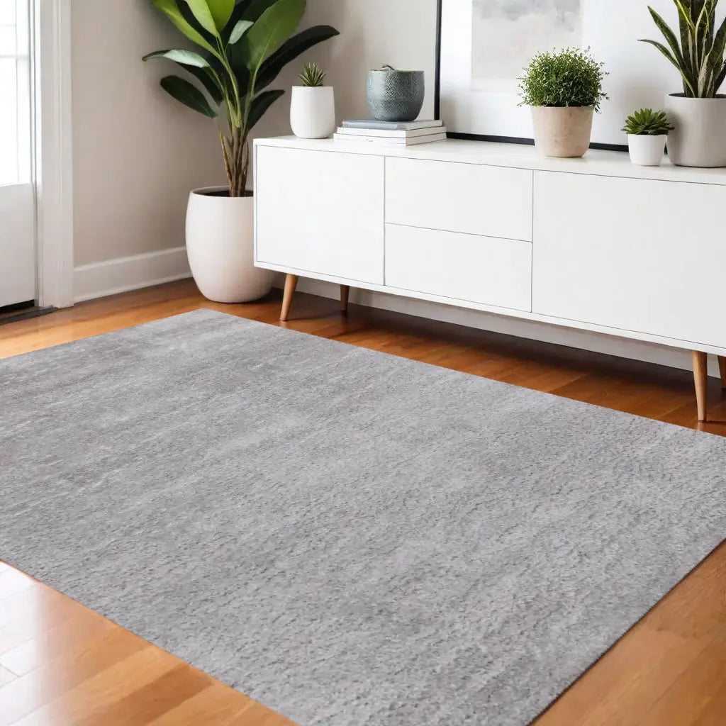 4' X 6' Gray Area Rug - Homeroots - Flyclothing LLC