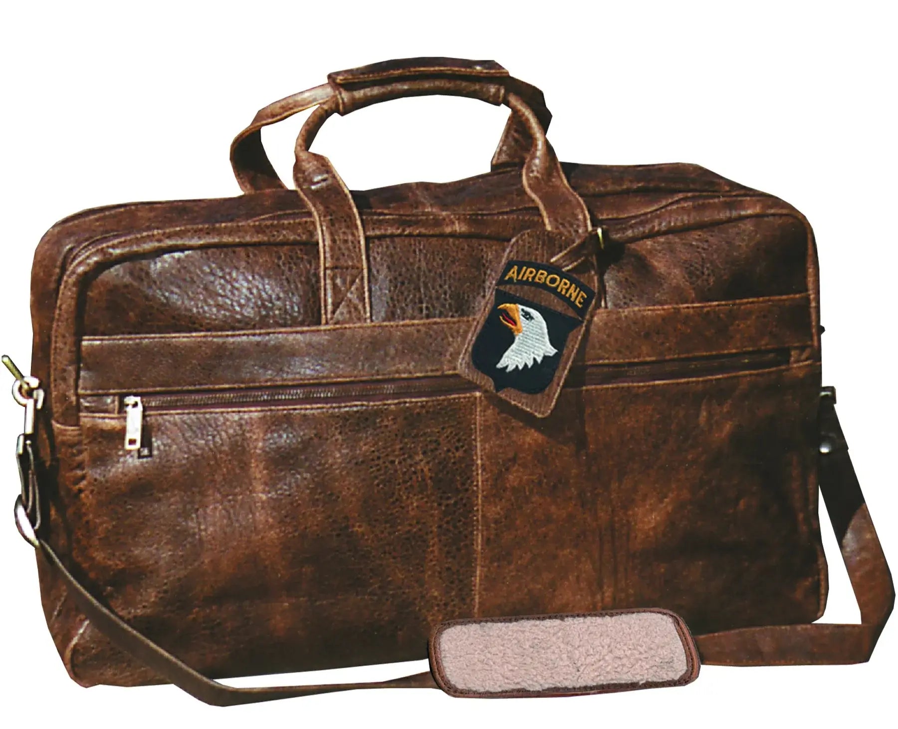 Scully Lambskin Brown duffle bag - Scully Leather - Flyclothing LLC