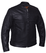 Pioneer - Mens Premium Leather Jacket - Unik Just for Bikers - Flyclothing LLC