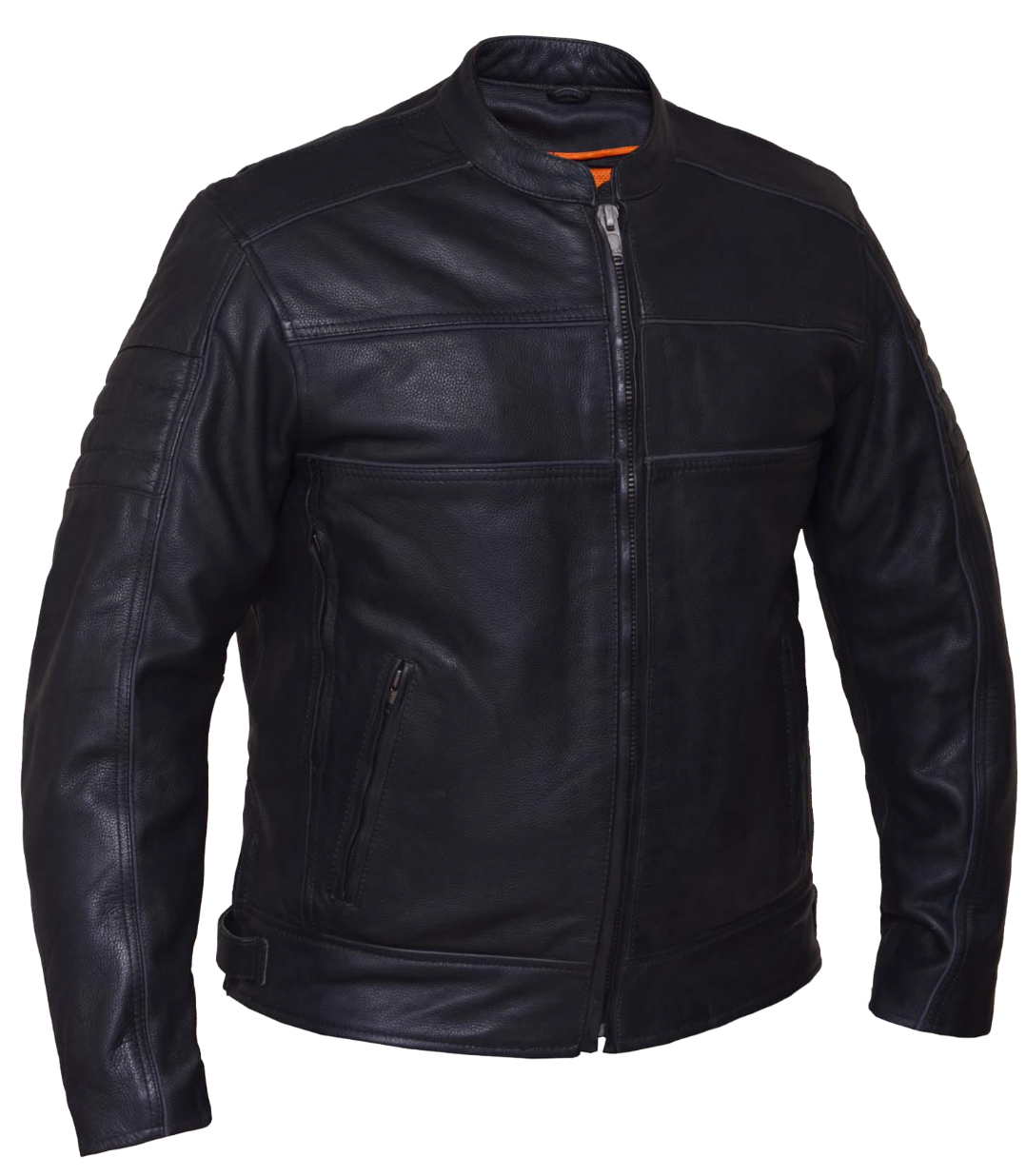 Pioneer - Mens Premium Leather Jacket - Unik Just for Bikers - Flyclothing LLC