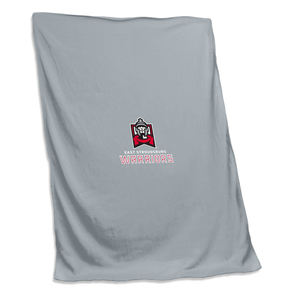 East Stroudsburg Charcoal Sweatshirt Blanket (Screened) - Logo Brands - Flyclothing LLC