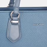 David Jones PU Leather Tote Bag - Trendsi