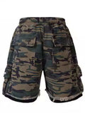 Men's Drawstring Camouflage Shorts - Trendsi - Flyclothing LLC