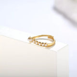 Pearl Embellished Adjustable Ring - Trendsi - Flyclothing LLC