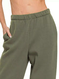 Zenana Fleece Sweatpant with Pockets - Trendsi - Flyclothing LLC