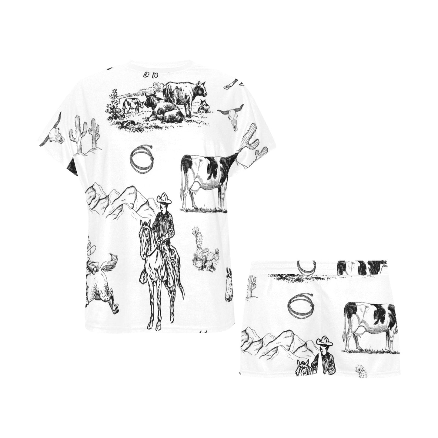 Baha Ranch Ranch Life Women's Short and Top Pajama Set
