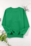 Round Neck Long Sleeve Sweatshirt - Trendsi - Flyclothing LLC