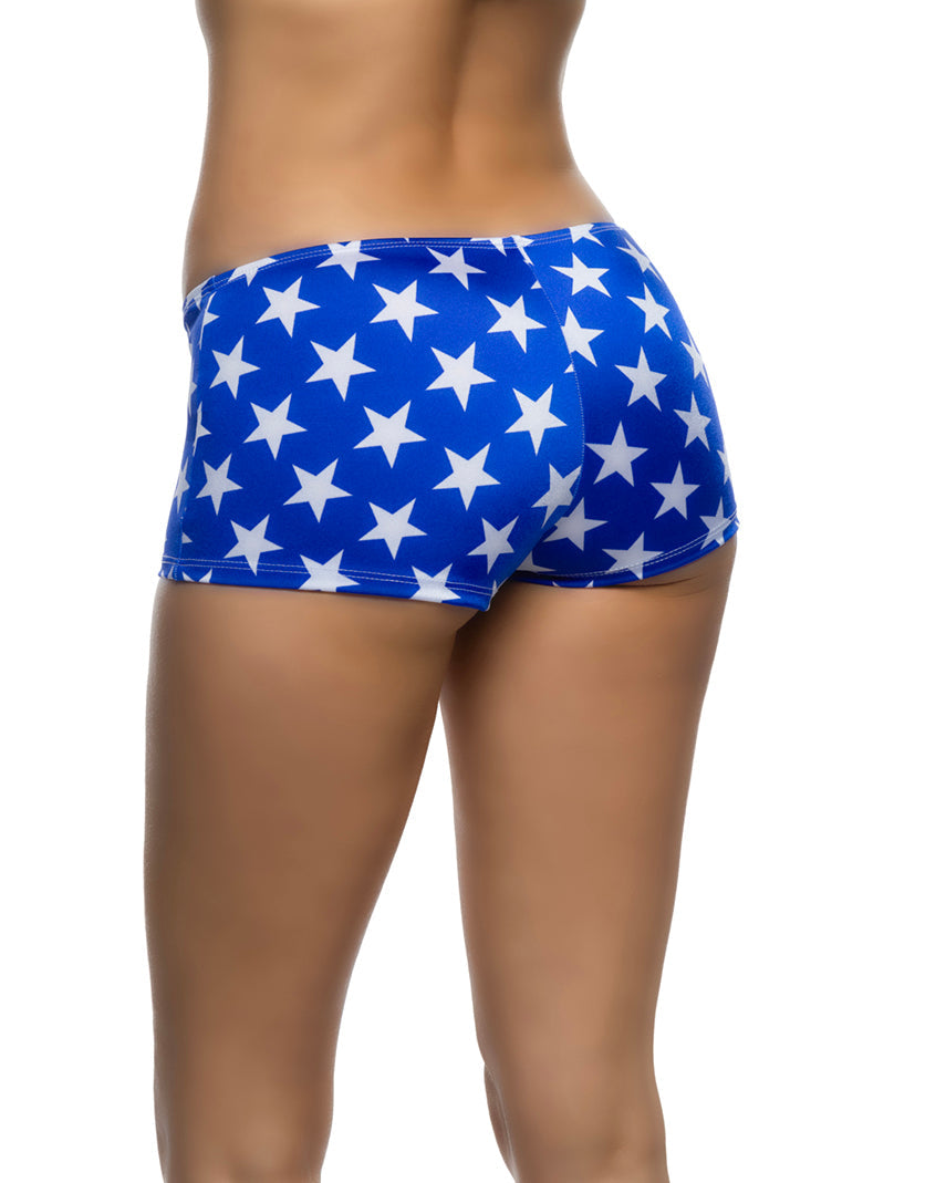 Roma Costume 1pc Low Rise Star-Spangled Shorts Costume 6632 - Roma Costume - Flyclothing LLC