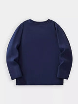 Children's Santa Graphic Long Sleeve T-Shirt - Trendsi - Flyclothing LLC
