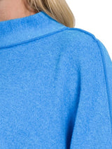 Zenana Brushed Melange Hacci Cropped Sweater - Trendsi - Flyclothing LLC