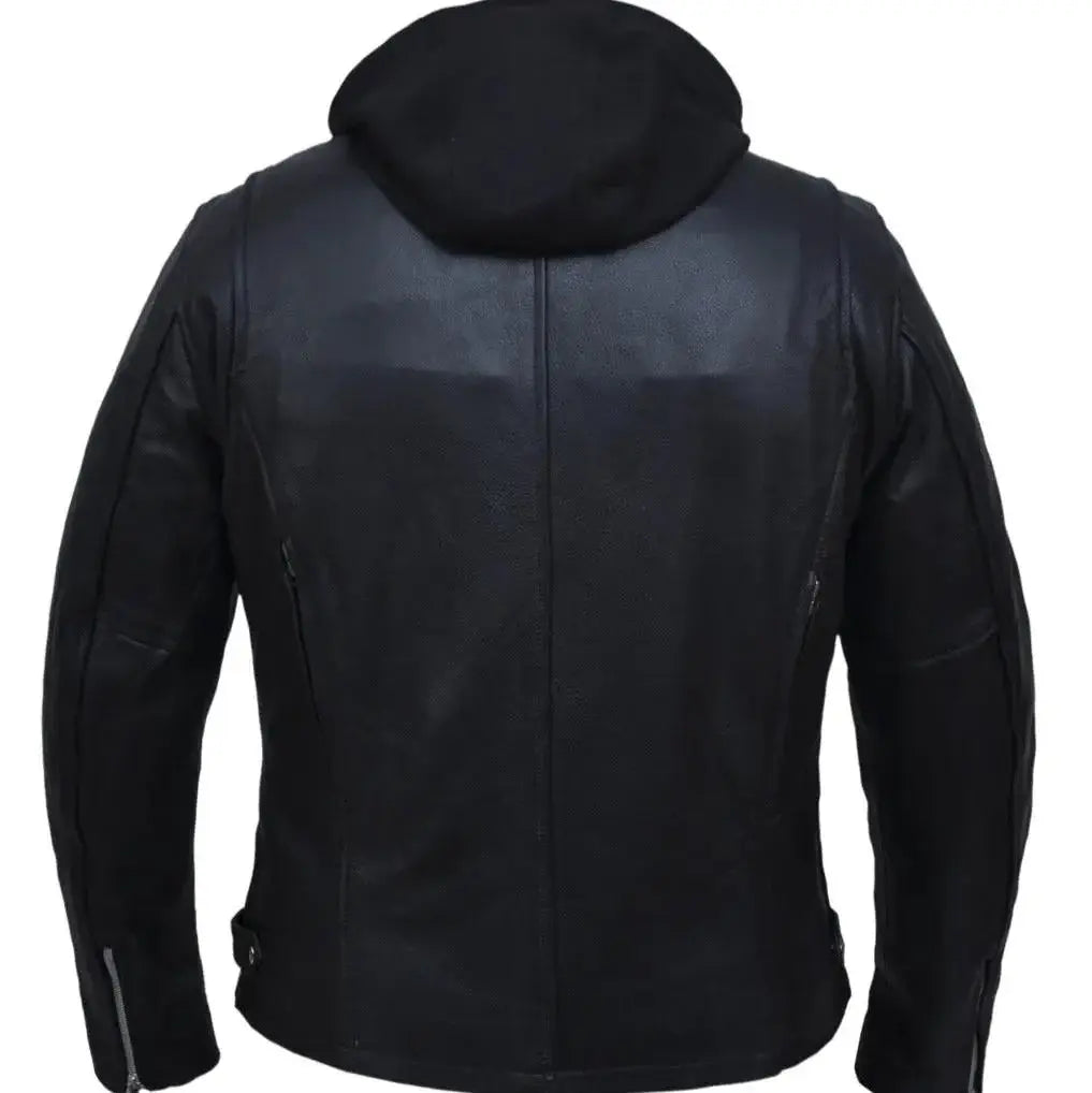 Street Rider - Men's Premium Leather Motorcycle Jacket - Unik Just for Bikers - Flyclothing LLC