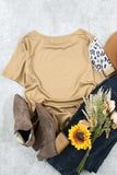 Graphic Round Neck Short Sleeve T-Shirt - Trendsi - Flyclothing LLC