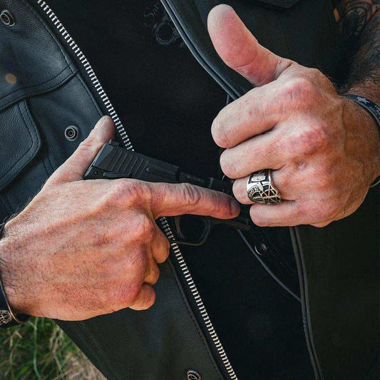 Sturgis - Mens SOA Style Club Vest - Unik Just for Bikers - Flyclothing LLC