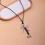 Elegant Bow Pendant Necklace - Trendsi - Flyclothing LLC