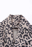 Leopard Open Front Long Sleeve Cover-Up - Trendsi - Flyclothing LLC