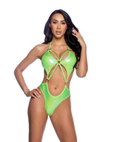 6660 - Shimmer Romper with Ring Detail - J. Valentine - Flyclothing LLC