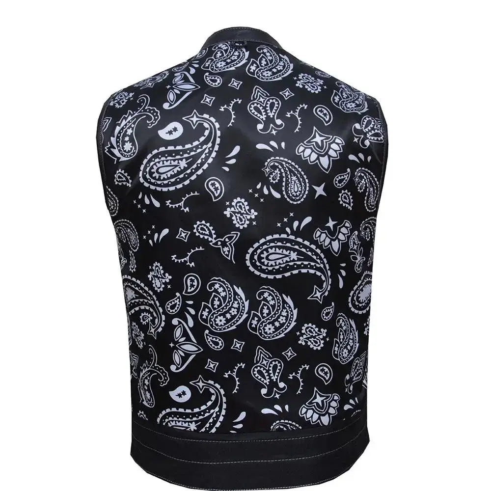 Outlaw - Mens Lining Club Vest - Unik Just for Bikers - Flyclothing LLC