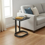 22" Black Aluminum Outdoor Side Table - Homeroots - Flyclothing LLC