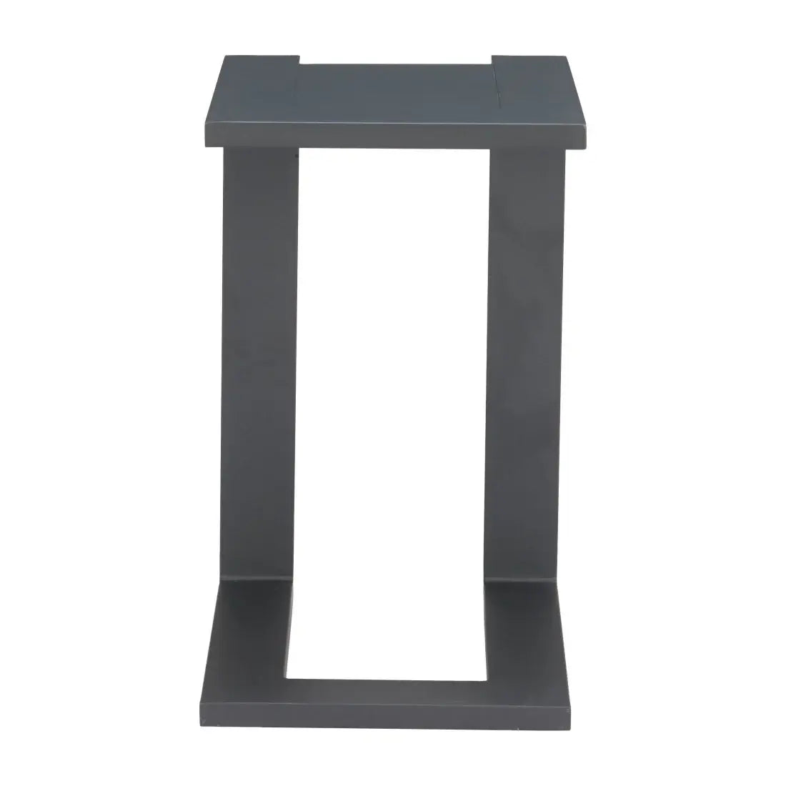 18" Black Aluminum Outdoor Side Table - Homeroots - Flyclothing LLC