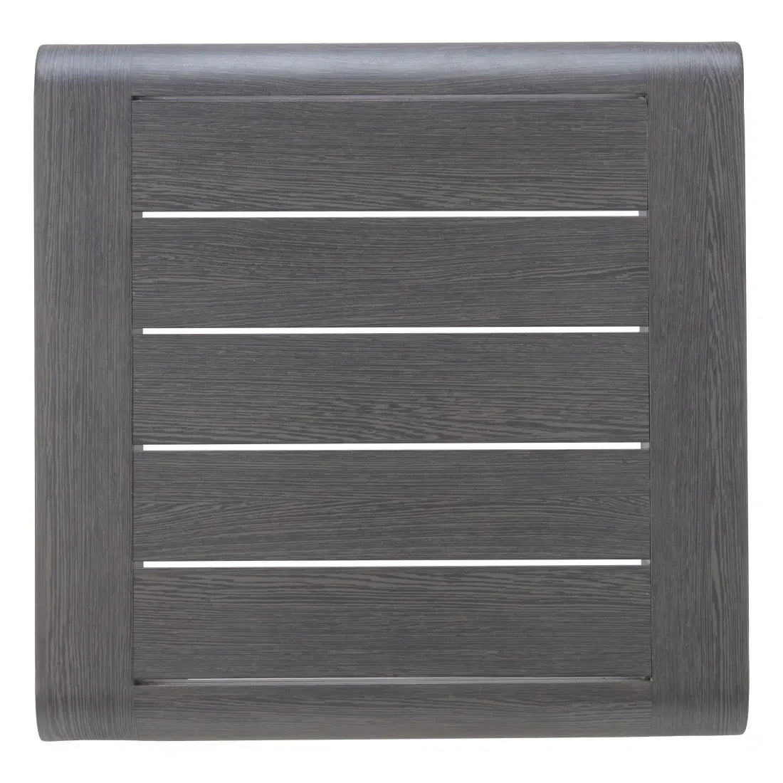 23" Black Aluminum Square Outdoor Side Table - Homeroots - Flyclothing LLC