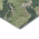 10' X 14' Green Ivory And Beige Abstract Washable Area Rug With UV Protection - HomeRoots - Flyclothing LLC
