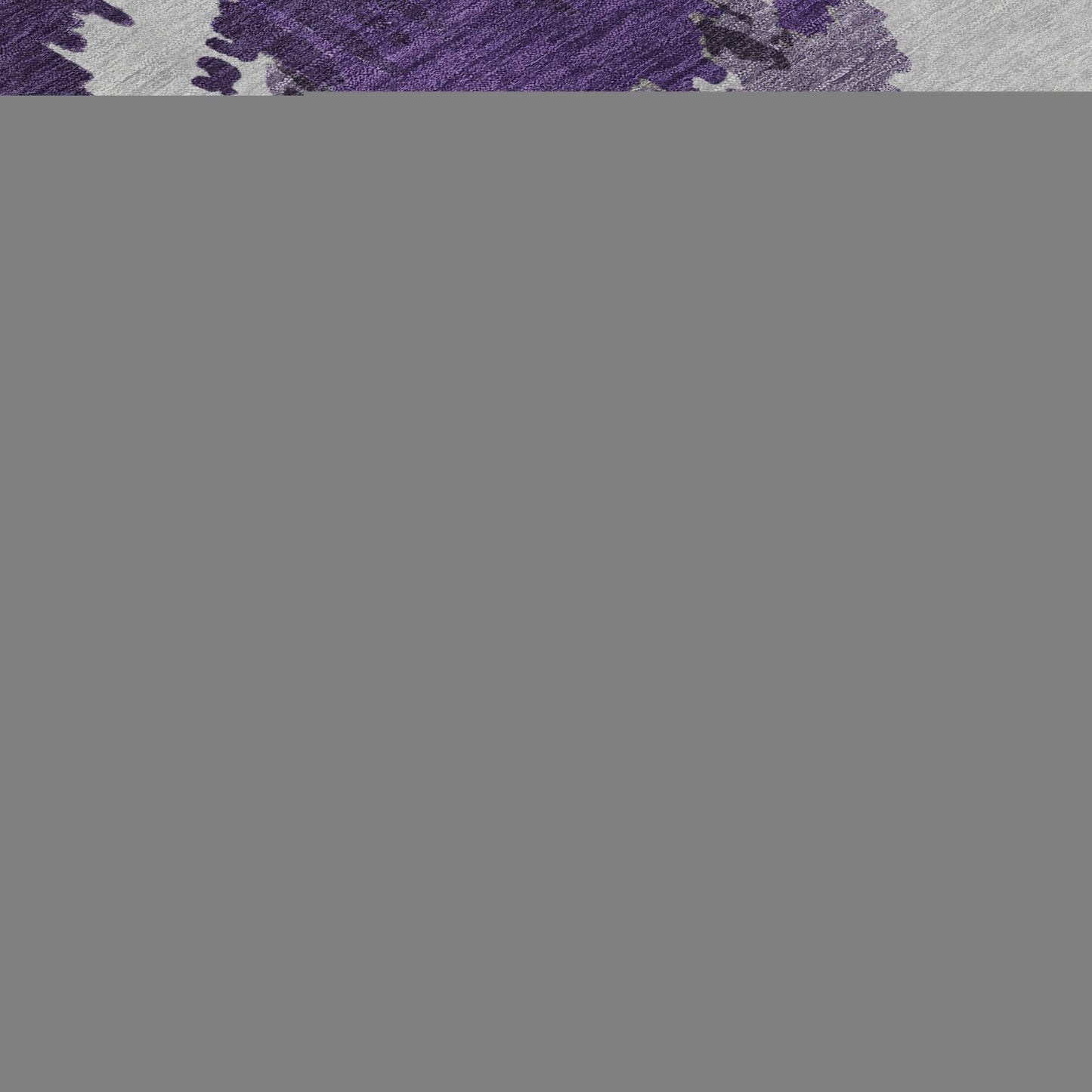 5' X 8' Purple Ivory And Gray Abstract Washable Area Rug With UV Protection - HomeRoots - Flyclothing LLC
