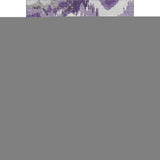 9' X 12' Purple Ivory And Gray Abstract Washable Area Rug With UV Protection - HomeRoots - Flyclothing LLC