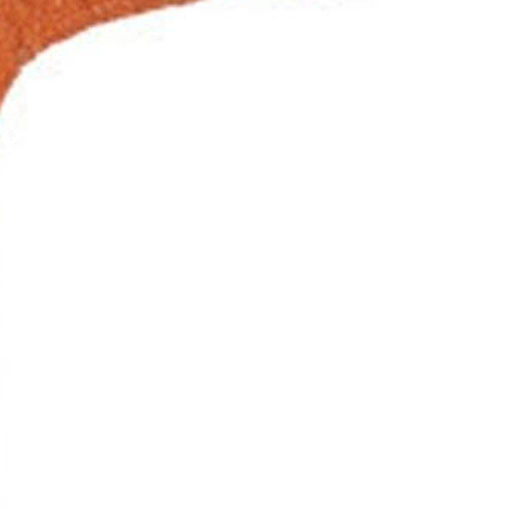 50" Orange Fabric Abstract Curvy Upholstered Bench - HomeRoots - Flyclothing LLC