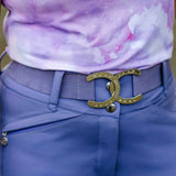Dapplebay Horse Shoe Elastic Belt-Lavender - Breeches.com - Flyclothing LLC