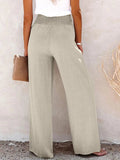 Full Size Decorative Button High Waist Pants - Trendsi