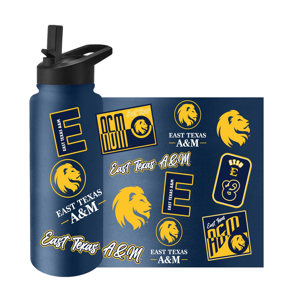 Texas A and M University Commerce 34oz Dreamweave Quencher Bottle - Logo Brands - Flyclothing LLC