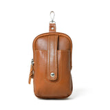 Jet-Set Organizer: Leather Phone Pouch - Classy Leather Bags - Flyclothing LLC