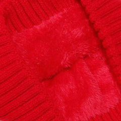 Cable Knit Winter Hat with Pompom - Trendsi