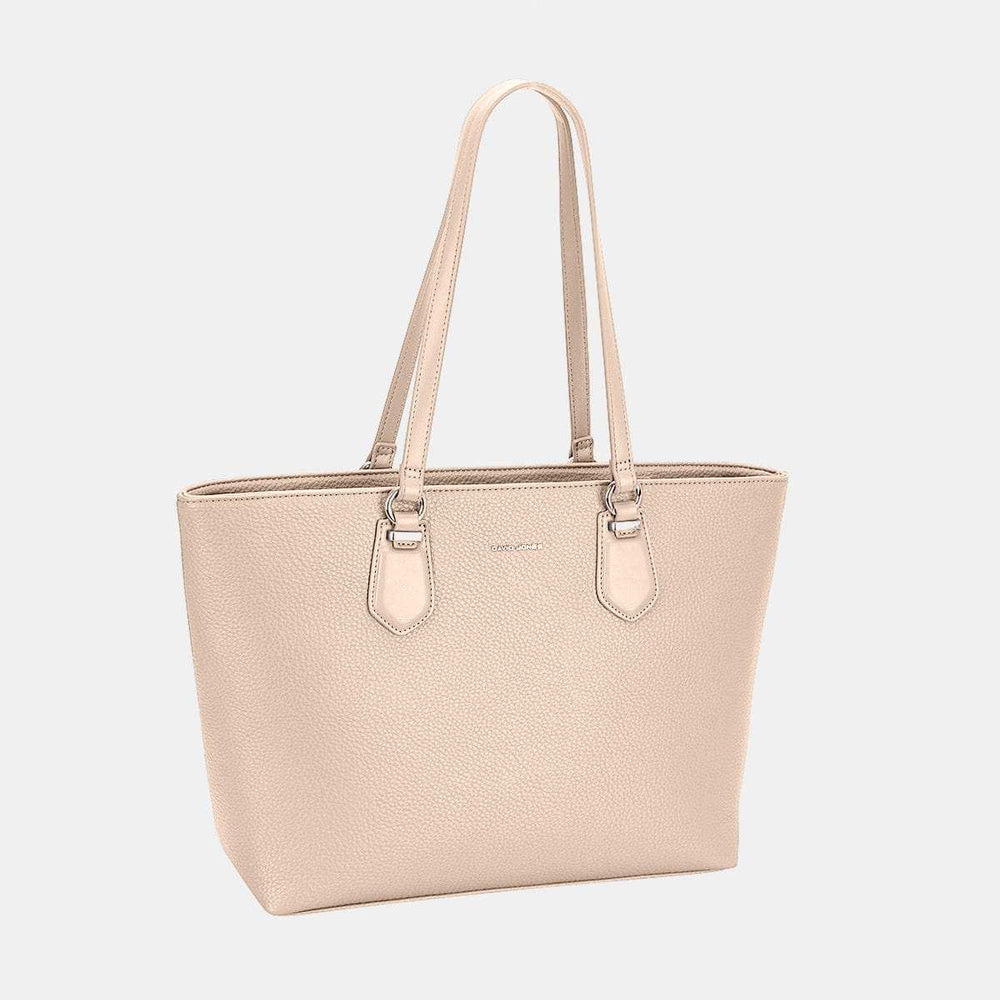 David Jones PU Leather Tote Bag - Trendsi - Flyclothing LLC
