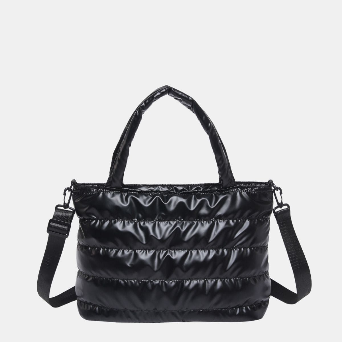 PU Leather Detachable Strap Crossbody Bag - Trendsi