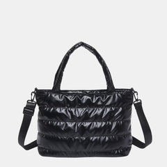 PU Leather Detachable Strap Crossbody Bag - Trendsi