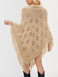 Fringe Openwork Knit Cover Up - Trendsi - Flyclothing LLC