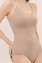 Basic Bae Full Size Scoop Neck Butt Lifting Bodysuit - Trendsi - Flyclothing LLC