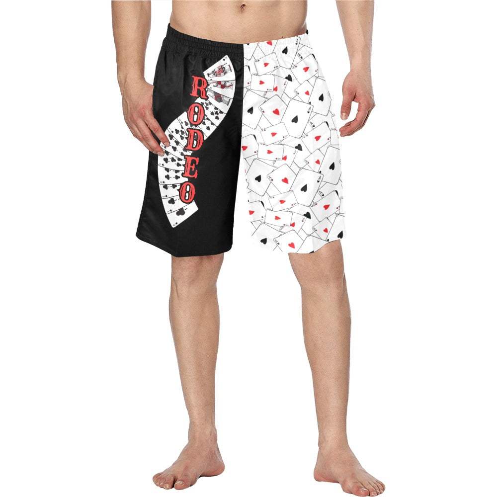 Baha Ranch Rodeo Vegas Mens Western Swim Trunks Shorts - Baha Ranch Western Wear - Flyclothing LLC
